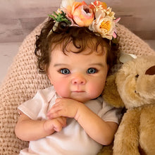 Load image into Gallery viewer, Pinky Reborn Lovely 18 Inch Newborn Baby Dolls Realistic Details That Look Like Newborn Baby Soft Skin Rooted Hair Gift For Kids