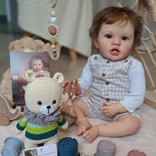 Load image into Gallery viewer, 24 inch Lovely Lifelike Newborn Baby Dolls Girl Lottie Realistic Toddler Reborn Baby Doll Birthday Xmas Gift for Kids