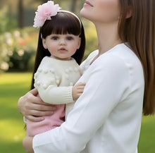 Load image into Gallery viewer, FALVIA Full Silicone Reborn Baby Doll "Betty" - 22-Inch Realistic Girl Doll Removable Wig & Delicate Hand-Painting
