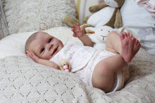 Load image into Gallery viewer, Pinky Reborn Lovely Smile 20 Inch 50 cm Painted Hair Reborn Baby Dolls with Cuddly Body Realistic Reborn Girl Toys