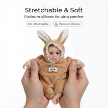 Laden Sie das Bild in den Galerie-Viewer, Reborn Baby Dolls Girl 6 Inch Solid Silicone Full Body Baby Doll Lifelike Handmade Painted Dolls Silicone Reborn Babies for Kids