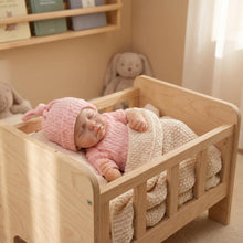 Laden Sie das Bild in den Galerie-Viewer, 6" Sleeping Pink Silicone Baby Doll Solid Premium Silicone Ultra Soft & Highly Stretchable | Tear-Resistant Mini Reborn with Knit Outfit