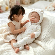 Carica l'immagine nel visualizzatore di Gallery, Pinky Reborn Full Silicone Body Baby Doll with Mouth that Opens - 20 Inch Lifelike Reborn Baby Dolls Soft Sleeping Newborn Doll Anatomically Correct