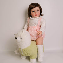 Load image into Gallery viewer, Big Size Reborn Baby Dolls That Look Real 26 Inch Reborn Toddler Straight Legs Realistic Baby Dolls Girl Chubby Body Silicone Newborn Babies Poseable Art Collection Dolls Giant Birthday Gift