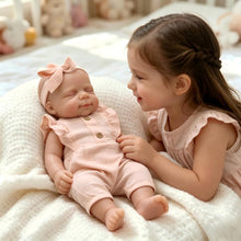 Load image into Gallery viewer, Pinky Reborn Realistic 20 Inch 50 cm Pascale Realistic Newborn Baby Doll Peaches Girl Platinum Liquid Full Solid Silicone Reborn Baby Doll 3D Painted Skin Visible Veins Babies for Kids Age 3+
