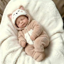 Load image into Gallery viewer, Pinky Reborn Realistic 20 Inch 50cm Brown Clothes Girl Reborn Baby Dolls Solid Silicone Full Body Lifelike Babies Dolls that Look Real Anatomically Correct Real Life Gifts for Kids Age 3+