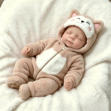 Load image into Gallery viewer, Pinky Reborn Realistic 20 Inch 50cm Brown Clothes Girl Reborn Baby Dolls Solid Silicone Full Body Lifelike Babies Dolls that Look Real Anatomically Correct Real Life Gifts for Kids Age 3+