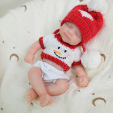 Laden Sie das Bild in den Galerie-Viewer, Pinky Reborn Realistic Reborn Baby Dolls Girl 8 Inch 20cm Soft Solid Platinum Silicone Full Body Mini Handy Baby Flexible Elastic Newborn Baby Doll Toy