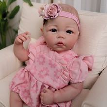 Load image into Gallery viewer, Luca 20 Inch Reborn Baby Doll Simulation Handmade High-color 3D Skin Porcelain Doll Baby Doll Child Kid Custom Reborn Doll With Birth Certificate