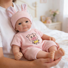 Load image into Gallery viewer, Pinky Reborn 12 Inch 30 cm Silicone Full Body Baby Girl,Silicone Baby Doll - Platinum Silicone Weighted Realistic Newborn Lifelike Preemie Doll Gift Collectors & Kids Age 3+