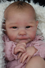 Load image into Gallery viewer, 19 Inch Lifelike Lovely Reborn Baby Dolls Girls Ava Cloth Body Cuddly Reborn Baby Doll Realistic Newborn Toddler Baby Dolls Gift