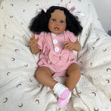 Cargar imagen en el visor de la galería, Pinky Reborn Toddler Reborn Baby Doll Girls- 24 Inch Lifelike Baby Dolls Soft Silicone Reborn Toddler Doll with Realistic Veins for Kids Age 3 +