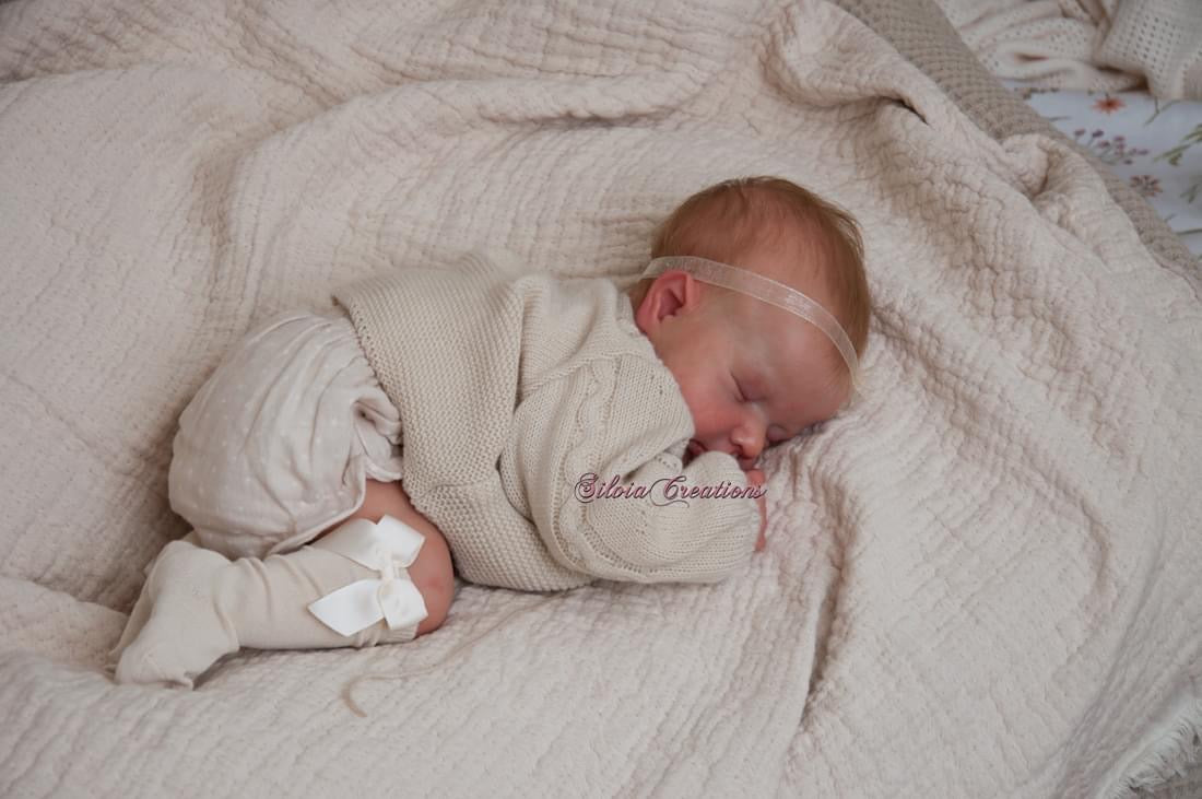 20 Inches Sleeping Reborn Dolls With Short Hair -Loulou