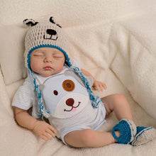 Carica l'immagine nel visualizzatore di Gallery, Irys 19 Inch Lifelike Sleeping Reborn Baby Dolls Hand-draw Hair Closed Eyes Lullaby Mirage™ Ultra-Realistic Toys Cuddle Buddy Collectible Figurine
