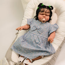 Load image into Gallery viewer, African American Brown Skin Cloth Body Doll - 24" Pickle with Rooted Black Hair Brown Skin Toy Fabric Body Doll