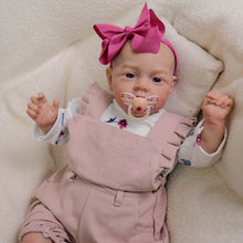 Load image into Gallery viewer, 21" MaryAnn Soft Body Doll (52cm) - Hand-Sculpted Vinyl Head, Ocean Blue Glass Eyes, Realistic Rooted Hair & Hand-Painted Blush - Collector's Artisan Doll