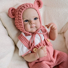 Carregar imagem no visualizador da galeria, Pinky Reborn Baby Dolls Of Blue Eyes Adorable Lovely Christmas gifts Holiday Birthday Doll Sets Bettie Girl