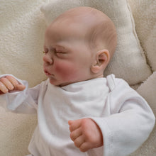 Carica l'immagine nel visualizzatore di Gallery, Pinky Reborn Cloth Soft Body Reborn Baby Dolls Romy 19 inch Lifelike Sleeping Closed Eyes Hand-drawn hair Fake Doll Prop Children's Toy