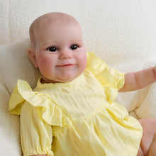 Cargar imagen en el visor de la galería, 24 Inch Maddie Doll Sets Pinky Reborn Birthday Holiday Toys For Girl Boy Child Awake Yellow Skirt Smile Fairy Elf