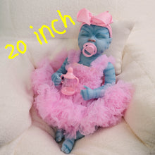 Load image into Gallery viewer, Peaches Avatar Baby 20Inch/48cm Lifelike Avatar Vinyl Body Reborn Baby Dolls Realistic Newborn Baby Doll Soft Vinyl Babies Reborn Toy for Kids
