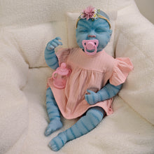 Load image into Gallery viewer, 20 Inch Hairless Reborn Baby Doll Peaches Avatar Themed HD 3D Skin Cotton Body Hyper-Realistic collector art Dolls