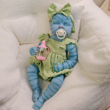 Load image into Gallery viewer, 20 Inch Hairless Reborn Baby Doll Peaches Avatar Themed HD 3D Skin Cotton Body Hyper-Realistic collector art Dolls