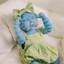 Load image into Gallery viewer, 20 Inch Hairless Reborn Baby Doll Peaches Avatar Themed HD 3D Skin Cotton Body Hyper-Realistic collector art Dolls