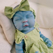 Load image into Gallery viewer, 20 Inch Hairless Reborn Baby Doll Peaches Avatar Themed HD 3D Skin Cotton Body Hyper-Realistic collector art Dolls