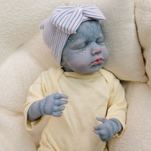 Carregar imagem no visualizador da galeria, Lifelike 20"/50cm Cloth Body Reborn Doll "LOULOU AVATAR" - Vibrant Hand-Painted Character Baby, Collector's Edition