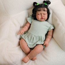 Load image into Gallery viewer, African American Brown Skin Cloth Body Doll - 24" Pickle with Rooted Black Hair Brown Skin Toy Fabric Body Doll