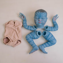 Load image into Gallery viewer, Laura Avatar Pre-Painted Reborn Baby Doll Kit | Cloth Body DIY Assemble & Stuff Set