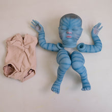 Load image into Gallery viewer, Laura Avatar Pre-Painted Reborn Baby Doll Kit | Cloth Body DIY Assemble & Stuff Set