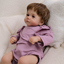 Carica l'immagine nel visualizzatore di Gallery, 19Inch Realistic reborn babies Soft Body Lifelike Newborn doll Gift Set Pacifier Bottle Birth Certificate first baby doll baby dolls dress