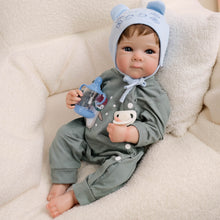 Carica l'immagine nel visualizzatore di Gallery, Bettie 18 inch Reborn Baby Dolls Soft Huggable Body Realistic Details Blue Eyes Rooted Hair Lovely Birthday Gifts For Kids