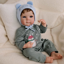Carica l'immagine nel visualizzatore di Gallery, Bettie 18 inch Reborn Baby Dolls Soft Huggable Body Realistic Details Blue Eyes Rooted Hair Lovely Birthday Gifts For Kids