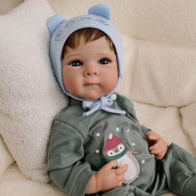 Carica l'immagine nel visualizzatore di Gallery, Bettie 18 inch Reborn Baby Dolls Soft Huggable Body Realistic Details Blue Eyes Rooted Hair Lovely Birthday Gifts For Kids