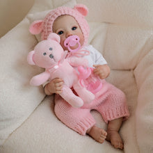 Load image into Gallery viewer, 19-Inch Reborn Baby Doll "Abigail" with Changeable Outfits Hand-Painted Head, Blue Eyes, Full Vinyl Body | Premium Collectible Gift