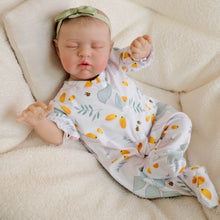 Load image into Gallery viewer, 19inch Sleeping Reborn Baby Teddy - Hand-Painted Closed Eyes with Bottle, Pacifier & Outfit | Ultra-Cuddly Plush Body