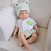 Load image into Gallery viewer, Ultra Realistic 12 Inch Solid Silicone Reborn Baby Doll Mini Playmate Toy Softly Reallife Sleepping Doll Model