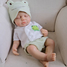 Load image into Gallery viewer, Ultra Realistic 12 Inch Solid Silicone Reborn Baby Doll Mini Playmate Toy Softly Reallife Sleepping Doll Model