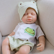 Load image into Gallery viewer, Ultra Realistic 12 Inch Solid Silicone Reborn Baby Doll Mini Playmate Toy Softly Reallife Sleepping Doll Model