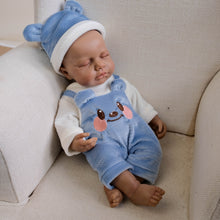 Load image into Gallery viewer, Full Silicone American-Africa Reborn Baby Dolls 12 Inch Softly Realistic Toy Present Set For Age 3+