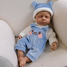 Load image into Gallery viewer, Full Silicone American-Africa Reborn Baby Dolls 12 Inch Softly Realistic Toy Present Set For Age 3+