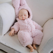 Load image into Gallery viewer, Ultra Realistic 12 Inch Solid Silicone Reborn Baby Doll - Perfect Collectible Gift Set (Non-Toxic, Includes Outfit & Accessories)