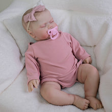 Load image into Gallery viewer, Pinky Reborn 19 inch Reborn Baby Doll Painted Hair Soft Cloth Body Vinyl Limbs Fake Babydoll Birthday Gifts For Kids