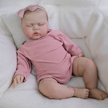 Load image into Gallery viewer, Pinky Reborn 19 inch Reborn Baby Doll Painted Hair Soft Cloth Body Vinyl Limbs Fake Babydoll Birthday Gifts For Kids