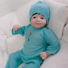 Load image into Gallery viewer, Reborn Baby Dolls 18 Inch 48CM Realistic Newborn Baby Dolls with Hand Root Hair Soft Body Silicone Baby Dolls That Look Real Toy for Kids Age 3+