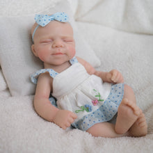 Load image into Gallery viewer, Pinky Reborn Silicone Reborn Baby Dolls, 8inch Solid Silicone Full Body Baby Doll Charlie Super Soft Squishy Elastic Platinum Silicone Weighted 320 Grams Gift for Collectors & Kids Ages 3+