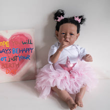 Load image into Gallery viewer, 20 Inch Adorable Lifelike Newborn Baby Dolls Black African American Lovely Reborn Baby Doll Liam Realistic Baby Doll Gift for Kids