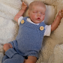 画像をギャラリービューアに読み込む, 18 Inch Lovely Realistic Newborn Baby Dolls Soft Silicone Real Looking Sleeping Reborn Baby Doll Girl Birthday Xmas Gift for Kids Age 3+